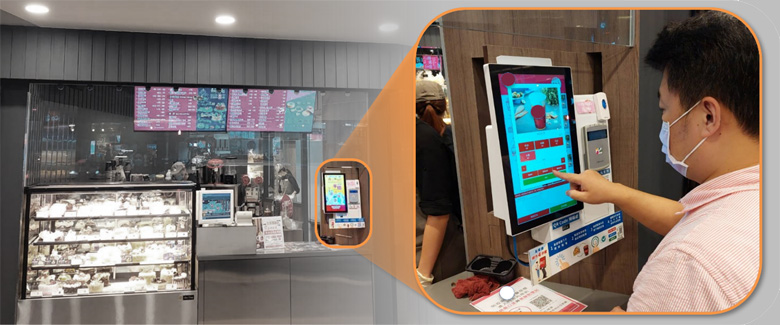 Self-service Kiosk for Bakery and Cafe (SSK515)
